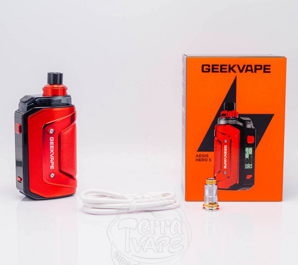 Geekvape Aegis Hero 5 Pod Kit 2000mAh Багаторазова POD система Geekvape Aegis Hero 5 Pod Kit 2000mAh Багаторазова POD система