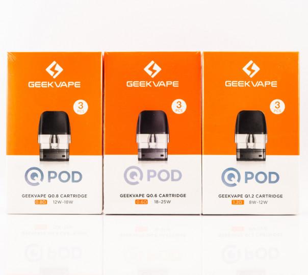 Картридж Geekvape Q Pod Cartridge для багаторазових POD систем Sonder Q/Q2,Q3, Aegis Hero Q, Wenax Q/Q Pro/Ultra та ін