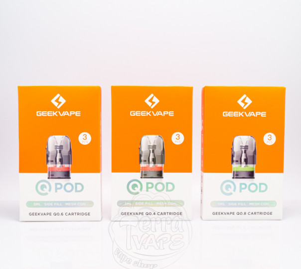 Картридж Geekvape Q Pod Cartridge для багаторазових POD систем Sonder Q/Q2,Q3, Aegis Hero Q, Wenax Q/Q Pro/Ultra та ін Картридж Geekvape Q Pod Cartridge для багаторазових POD систем Sonder Q/Q2,Q3, Aegis Hero Q, Wenax Q/Q Pro/Ultra та ін