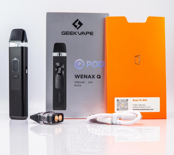Geekvape Wenax Q Pod Kit 1000mAh Багаторазова POD система Geekvape Wenax Q Pod Kit 1000mAh Багаторазова POD система