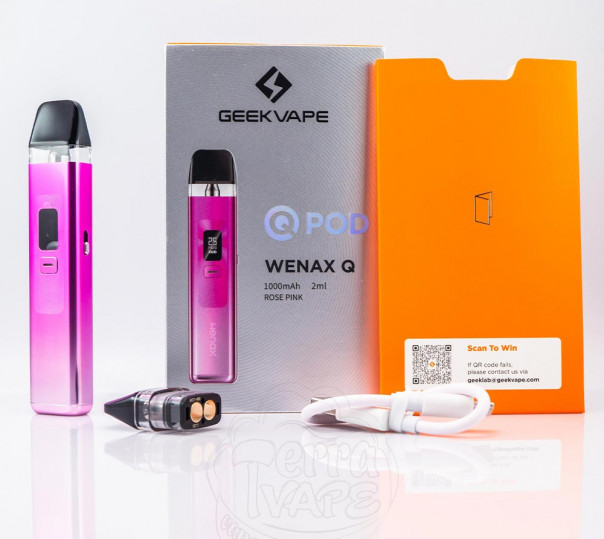 Geekvape Wenax Q Pod Kit 1000mAh Багаторазова POD система Geekvape Wenax Q Pod Kit 1000mAh Багаторазова POD система