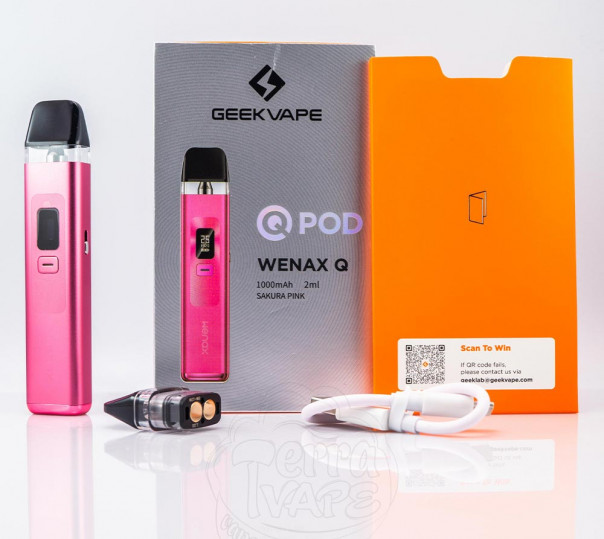 Geekvape Wenax Q Pod Kit 1000mAh Багаторазова POD система Geekvape Wenax Q Pod Kit 1000mAh Багаторазова POD система