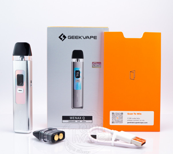 Geekvape Wenax Q Pod Kit 1000mAh Багаторазова POD система Geekvape Wenax Q Pod Kit 1000mAh Багаторазова POD система