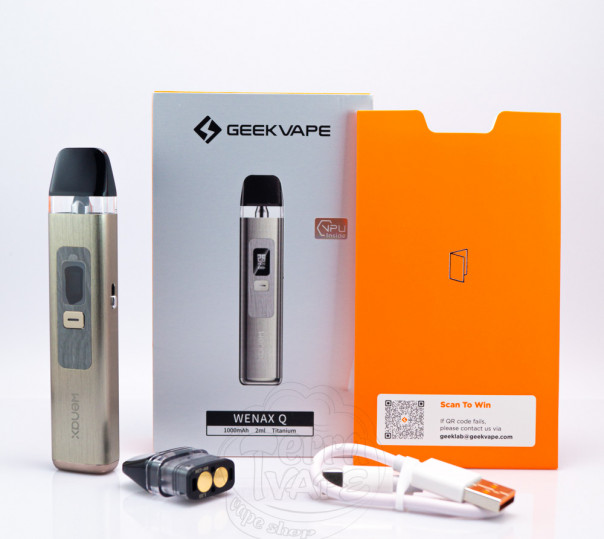 Geekvape Wenax Q Pod Kit 1000mAh Багаторазова POD система Geekvape Wenax Q Pod Kit 1000mAh Багаторазова POD система