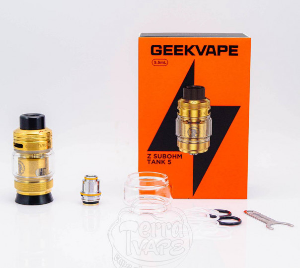 Geekvape Z Subohm Tank 5 5.5ml Rainbow Бак на випаровувачах Geekvape Z Subohm Tank 5 5.5ml Rainbow Бак на випаровувачах