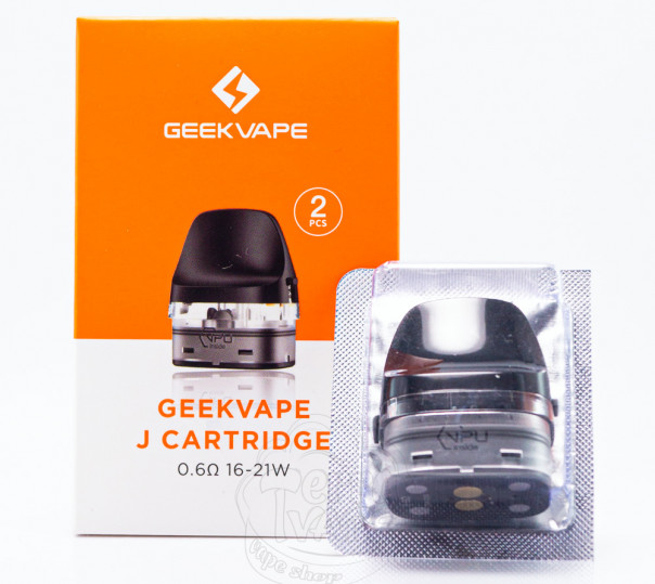 Картридж Geekvape J Pod Cartridge 5ml для многоразових POD систем Digi Max/Max R/Pro/Pro R Картридж Geekvape J Pod Cartridge 5ml для многоразових POD систем Digi Max/Max R/Pro/Pro R