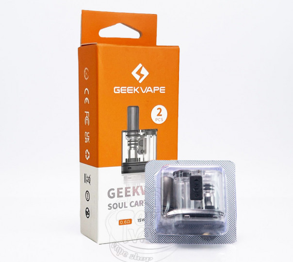 Картридж для багаторазової POD системи Geekvape Soul Pod Cartridge 4ml Картридж для багаторазової POD системи Geekvape Soul Pod Cartridge 4ml