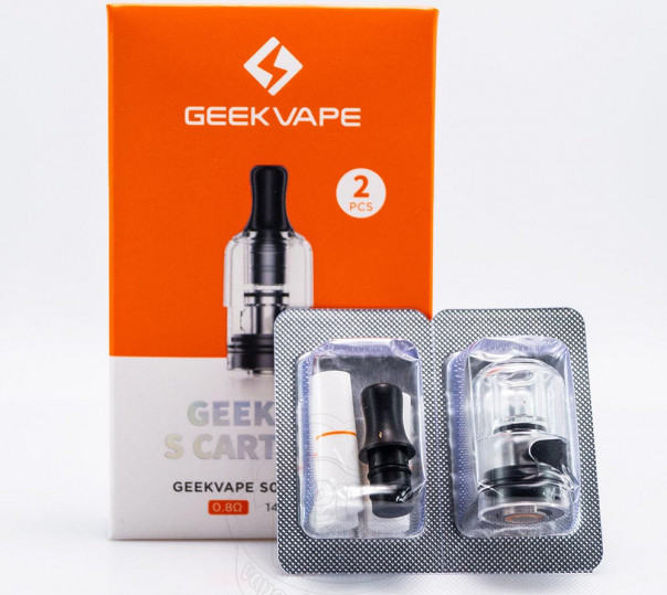 Картридж Geekvape S Cartridge 0.8 Ом для багаторазових POD систем Wenax S3 / S-С / Stylus