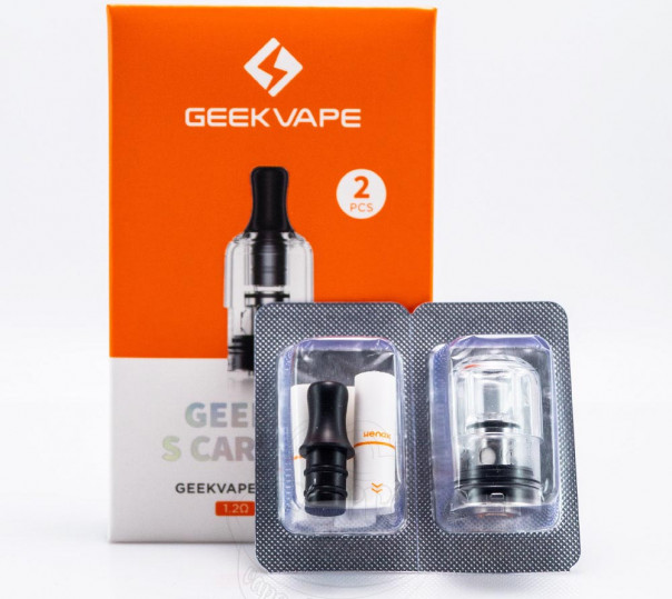 Картридж Geekvape S Cartridge 1.2 Ом для багаторазових POD систем Wenax S3 / S-С / Stylus