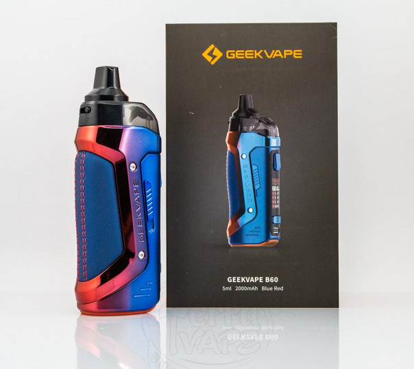 GeekVape B60 (Aegis Boost 2) Pod Kit Blue Red Багаторазова POD система