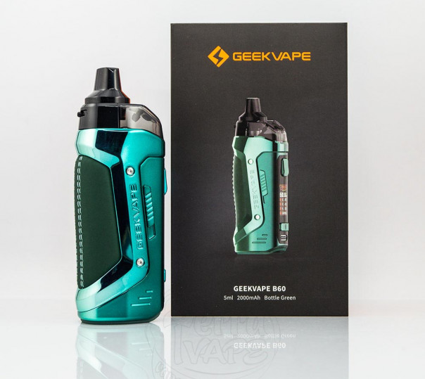 GeekVape B60 (Aegis Boost 2) Pod Kit Bottle Green Багаторазова POD система