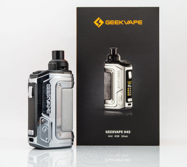 GeekVape H45 (Aegis Hero 2) Pod Kit Silver Багаторазова POD система