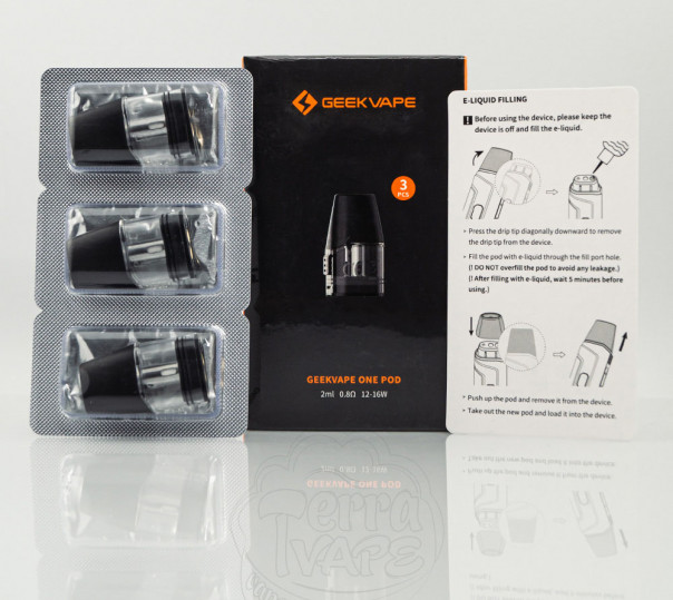 Картридж для багаторазової POD системи GeekVape 1FC / One Pod System Kit 2ml Картридж для багаторазової POD системи GeekVape 1FC / One Pod System Kit 2ml