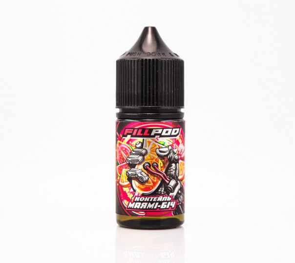 Рідина Fill Pod Salt Коктейль Маямі Біч 30ml 50mg на сольовому нікотині