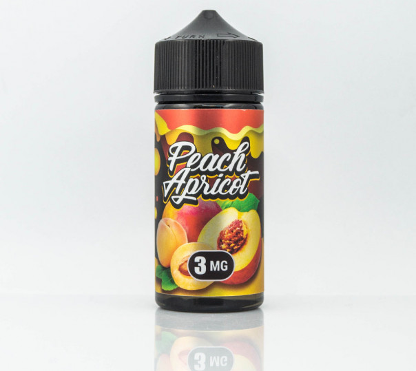 Жидкость Flamingo Organic Apricot Peach 100ml 3mg на органическом никотине со вкусом абрикоса и персика