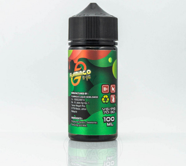 Рідина Flamingo Organic Guava Strawberry 100ml 3mg на органічному нікотині зі смаком полуниці та гуави Рідина Flamingo Organic Guava Strawberry 100ml 3mg на органічному нікотині зі смаком полуниці та гуави