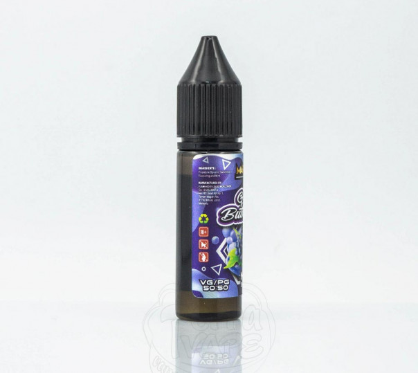 Рідина Marvellous Brew Salt Grape Bubblegum 15ml 35mg на сольовому нікотині зі смаком виноградної жуйки Рідина Marvellous Brew Salt Grape Bubblegum 15ml 35mg на сольовому нікотині зі смаком виноградної жуйки