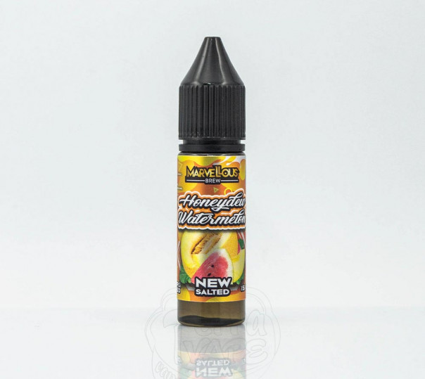 Рідина Marvellous Brew Salt Honeydew Watermelon 15ml 50mg на сольовому нікотині зі смаком дині та кавуна