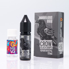 Marvellous Max Salt Crow Black Grape 15ml 50mg