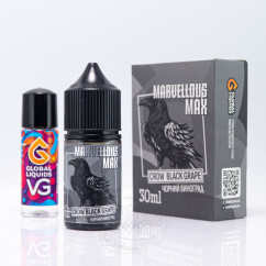 Marvellous MAX Salt Crow Black Grape 30ml 50mg