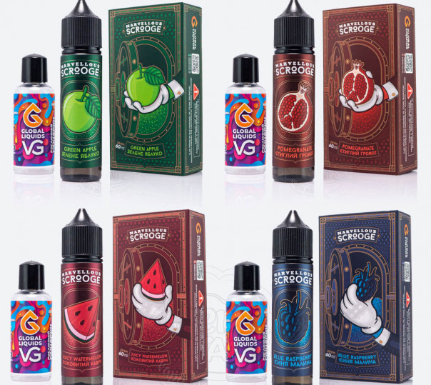 Рідина Marvellous Scrooge Organic 60ml (набір компонентів)
