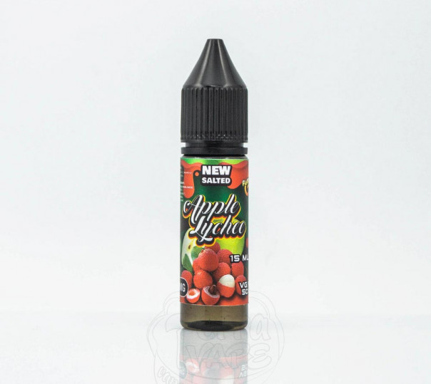 Рідина Flamingo Salt Apple Lychee 15ml 50mg на сольовому нікотині зі смаком лічі та яблука