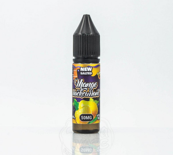 Рідина Flamingo Salt Mango Blackcurrant 15ml 35mg на сольовому нікотині зі смаком манго і смородини