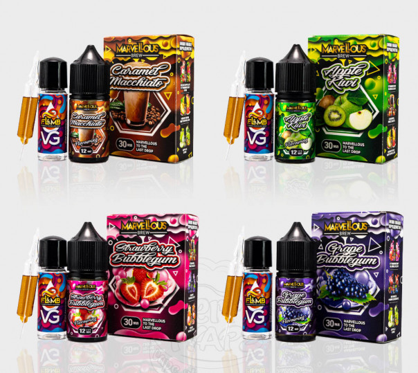 Жидкость Marvellous Brew Salt 30ml (набор компонентов) Жидкость Marvellous Brew Salt 30ml (набор компонентов)