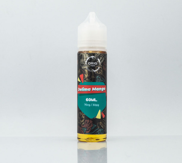 Жидкость Orig Vape Delima Mango 60ml 1.5mg на органическом никотине со вкусом манго