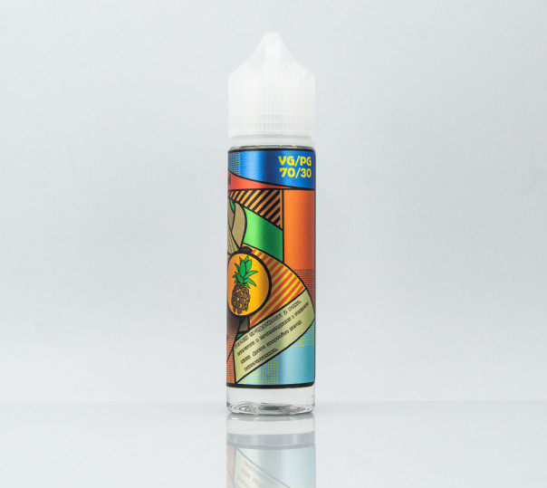 Рідина WOW WTF Pineapple Candy 60ml 1.5mg на органічному нікотині зі смаком ананасової цукерки Рідина WOW WTF Pineapple Candy 60ml 1.5mg на органічному нікотині зі смаком ананасової цукерки