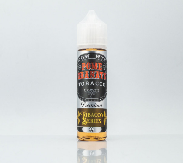Жидкость WOW WTF Pomegranate Tobacco 60ml 9mg на органическом никотине со вкусом табака с гранатом
