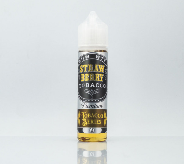 Жидкость WOW WTF Strawberry Tobacco 60ml 9mg на органическом никотине со вкусом табака с клубникой