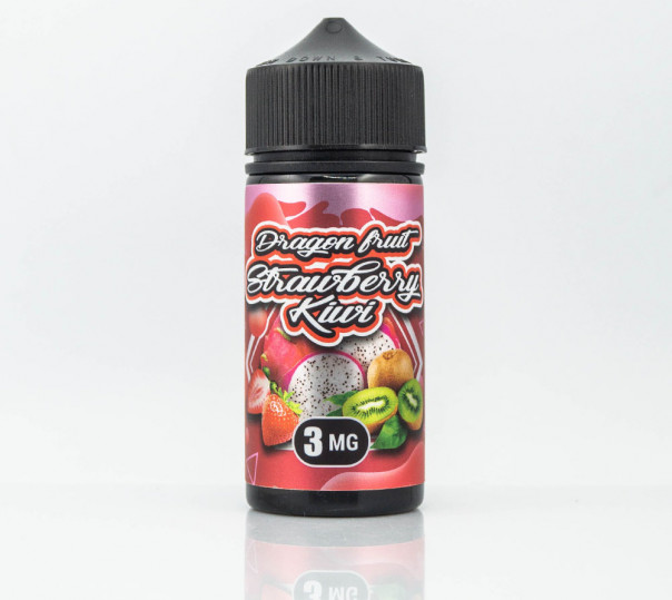 Рідина Marvellous Brew Dragonfruit Strawberry Kiwi 100ml 3mg на органічному нікотині зі смаком полуниці, ківі та драгонфрукта