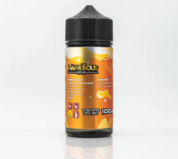 Рідина Marvellous Brew Honeydew Watermelon 100ml 3mg на органічному нікотині зі смаком кавуна та дині Рідина Marvellous Brew Honeydew Watermelon 100ml 3mg на органічному нікотині зі смаком кавуна та дині