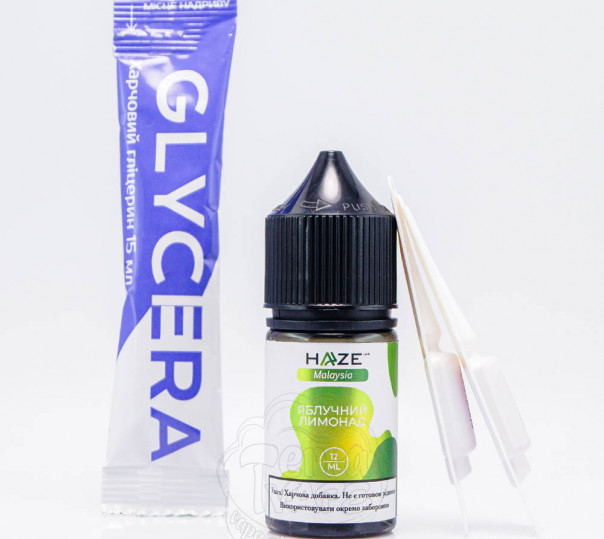 Жидкость Haze Lab Malaysia Salt Яблочный лимонад 30ml 50mg (набор компонентов)