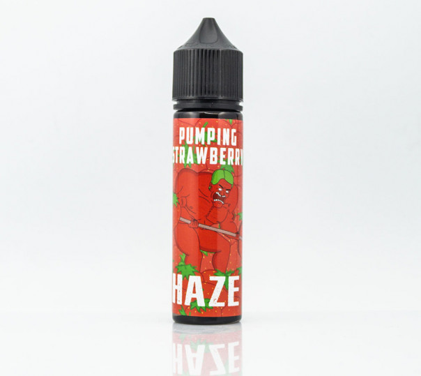Рідина Haze Organic Pumping Strawberry 60ml 3mg на органічному нікотині зі смаком полуниці з холодком