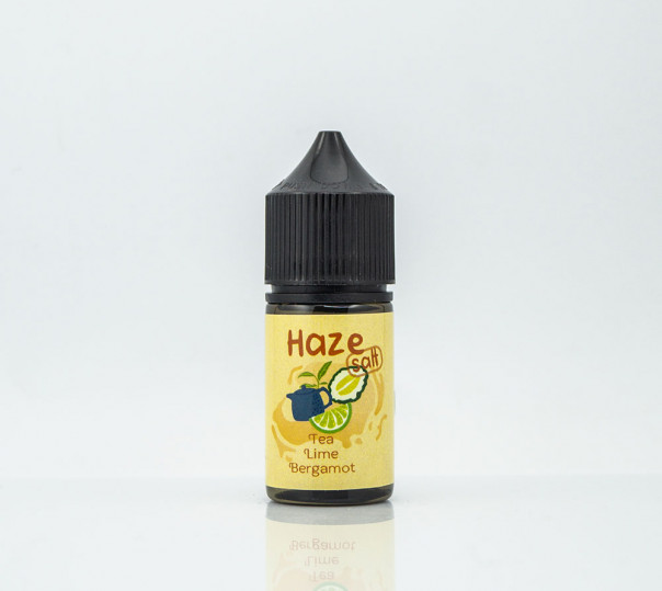 Жидкость Haze Salt Tea Lime Bergamot 30ml 50mg на солевом никотине со вкусом чая с бергамотом