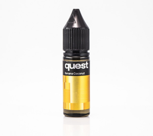 Жидкость Quest Salt Banana Coconut 15ml 50mg на солевом никотине со вкусом банана с кокосом