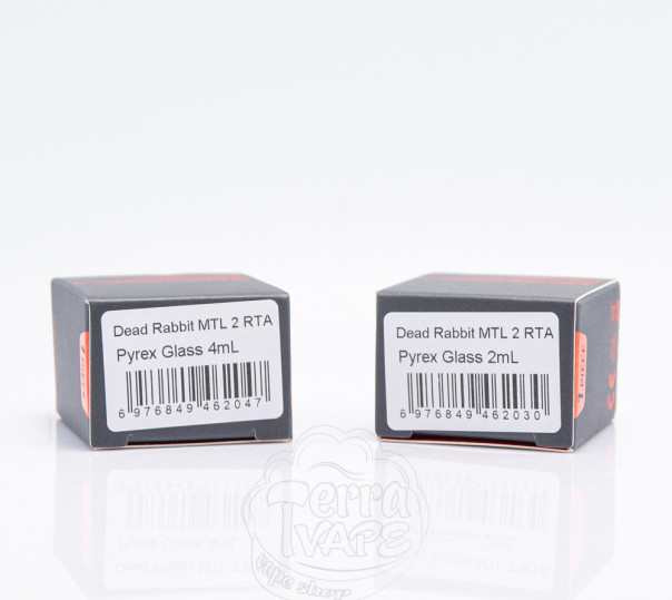 Скло для Hellvape Dead Rabbit MTL 2 RTA Pyrex Glass 2ml/4ml Скло для Hellvape Dead Rabbit MTL 2 RTA Pyrex Glass 2ml/4ml