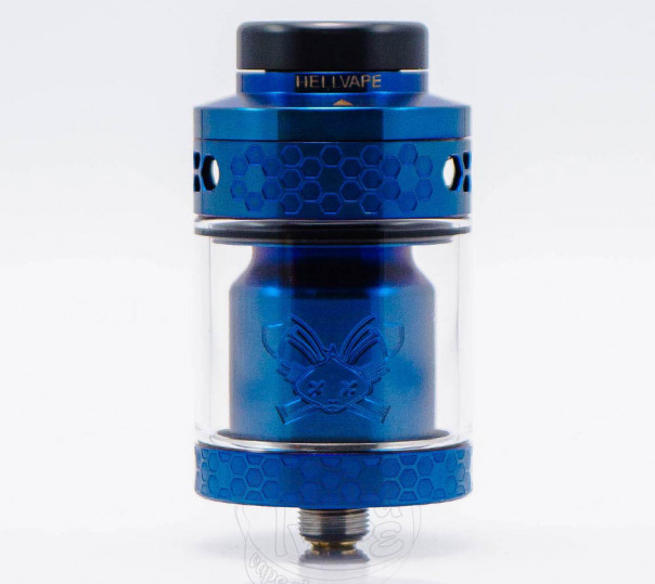 Hellvape Dead Rabbit 4 RTA Tank Atomizer Blue Обслуживаемый бак