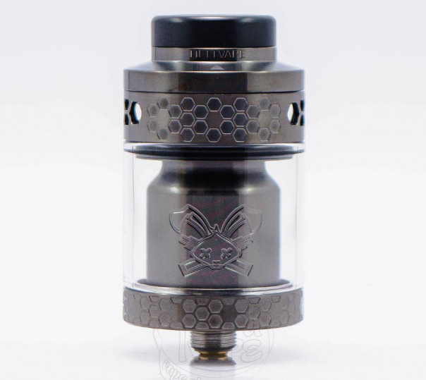 Hellvape Dead Rabbit 4 RTA Tank Atomizer Gunmetal Обслуживаемый бак