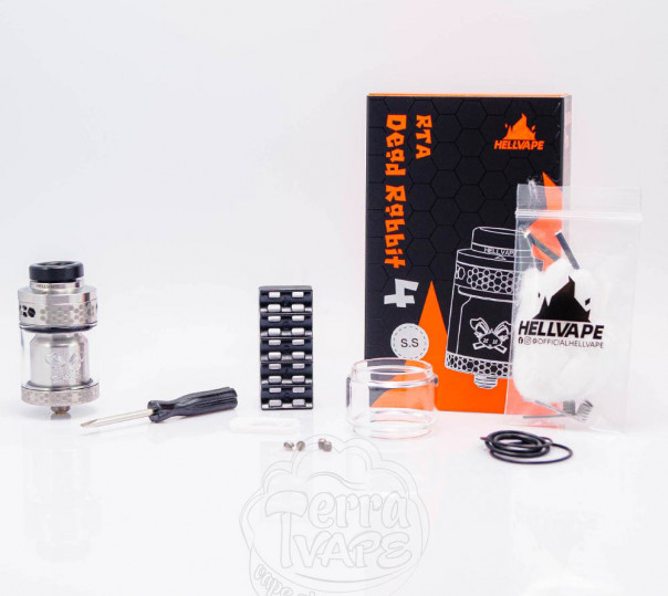 Hellvape Dead Rabbit 4 RTA Tank Atomizer Обслуговуваний бак Hellvape Dead Rabbit 4 RTA Tank Atomizer Обслуговуваний бак