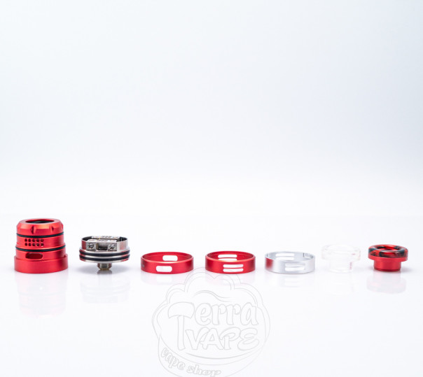 Hellvape Dead Rabbit Pro RDA Red Дріпка Hellvape Dead Rabbit Pro RDA Red Дріпка