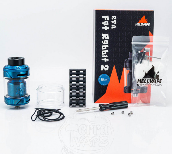 Hellvape Fat Rabbit 2 RTA Обслуговуваний бак Hellvape Fat Rabbit 2 RTA Обслуговуваний бак