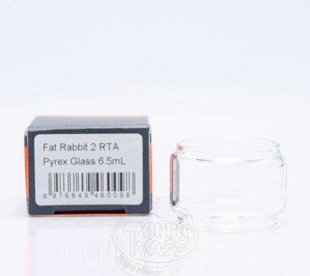Стекло для вейпа HellVape Fat Rabbit 2 RTA 6.5ml Стекло для вейпа HellVape Fat Rabbit 2 RTA 6.5ml