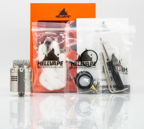 HellVape Dead Rabbit V3 RDA Shiny Purple Дріпка HellVape Dead Rabbit V3 RDA Shiny Purple Дріпка
