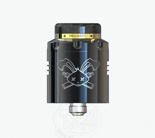 HellVape Dead Rabbit V3 RDA Shiny Black Дрипка