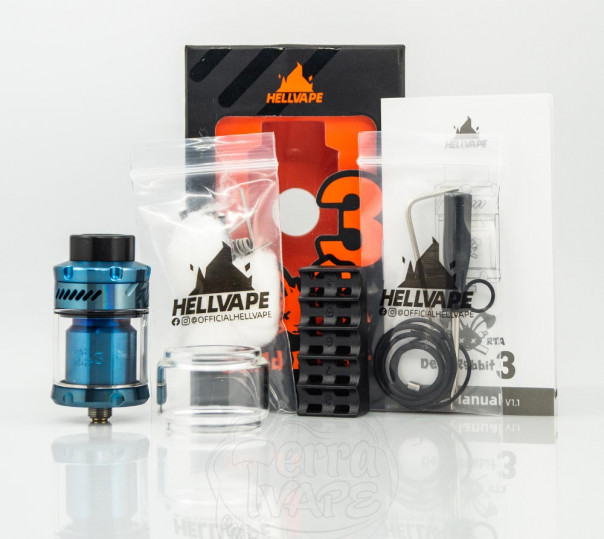 HellVape Dead Rabbit v3 RTA Rainbow Обслуживаемый бак HellVape Dead Rabbit v3 RTA Rainbow Обслуживаемый бак