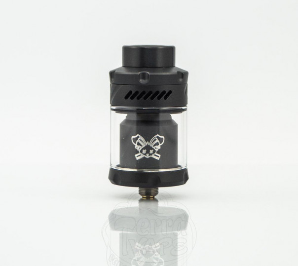HellVape Dead Rabbit v3 RTA Matte Black Обслуживаемый бак