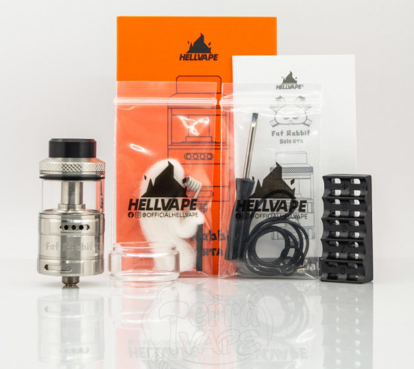 HellVape Fat Rabbit Solo RTA Обслуживаемый бак HellVape Fat Rabbit Solo RTA Обслуживаемый бак